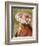 Head of a Young Girl in a Red Hat-Pierre-Auguste Renoir-Framed Giclee Print