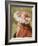 Head of a Young Girl in a Red Hat-Pierre-Auguste Renoir-Framed Giclee Print