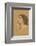 Head of a Young Girl-Evelyn De Morgan-Framed Premium Giclee Print