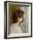 Head of a Young Woman, Late 19th Century-Pierre-Auguste Renoir-Framed Giclee Print