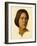 Head of a Young Woman Looking to Her Left, 19th Century-Hippolyte Flandrin-Framed Giclee Print