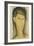 Head of a Young Women; Tete de Jeune Femme, 1914-Amedeo Modigliani-Framed Giclee Print