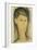 Head of a Young Women; Tete de Jeune Femme, 1914-Amedeo Modigliani-Framed Giclee Print