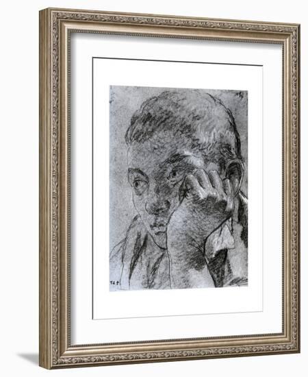 Head of a Youth, C1750-1753-Giovanni Battista Tiepolo-Framed Giclee Print