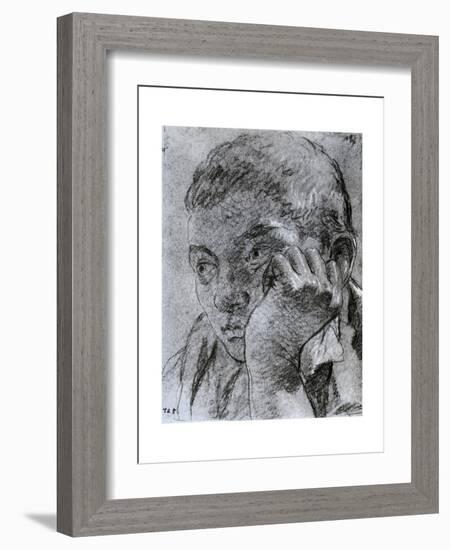 Head of a Youth, C1750-1753-Giovanni Battista Tiepolo-Framed Giclee Print