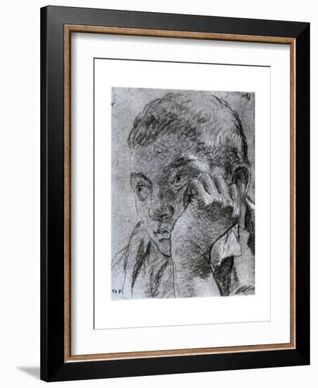 Head of a Youth, C1750-1753-Giovanni Battista Tiepolo-Framed Giclee Print