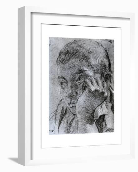 Head of a Youth, C1750-1753-Giovanni Battista Tiepolo-Framed Giclee Print