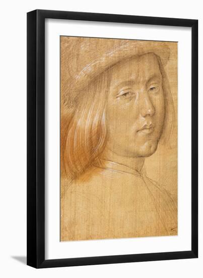 Head of a Youth-Lorenzo di Credi-Framed Giclee Print