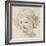 Head of an Angel, Looking Down to the Left-Pietro Da Cortona-Framed Giclee Print