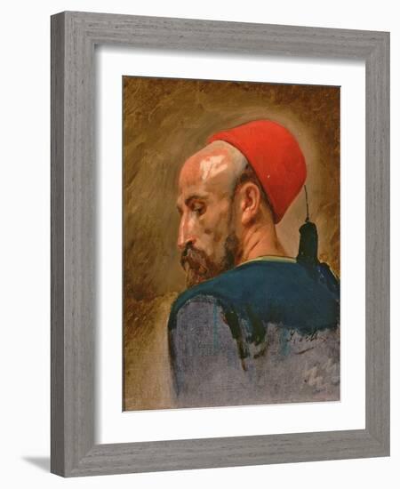 Head of an Arab in a Fez-Isidore Pils-Framed Giclee Print