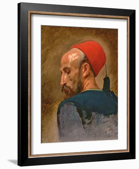 Head of an Arab in a Fez-Isidore Pils-Framed Giclee Print