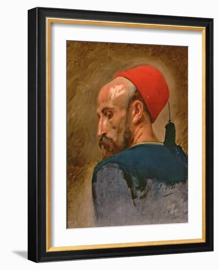 Head of an Arab in a Fez-Isidore Pils-Framed Giclee Print