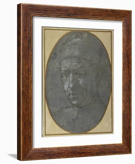 Head of an Elderly Man Wearing a Cap-Filippino Lippi-Framed Giclee Print