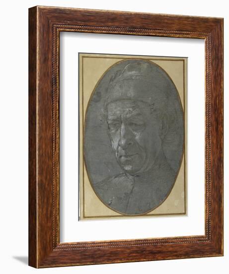 Head of an Elderly Man Wearing a Cap-Filippino Lippi-Framed Giclee Print