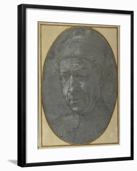 Head of an Elderly Man Wearing a Cap-Filippino Lippi-Framed Giclee Print