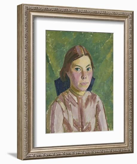 Head of an Irish Girl-Henry Lamb-Framed Giclee Print