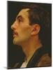 Head of an Italian Model, C.1855-Frederick Leighton-Mounted Giclee Print