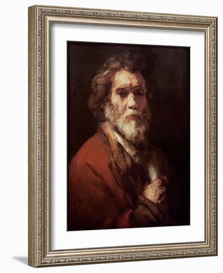 Head of an Old Man, C.1650-Carel Fabritius-Framed Giclee Print
