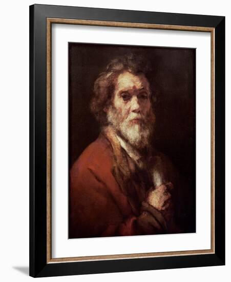 Head of an Old Man, C.1650-Carel Fabritius-Framed Giclee Print