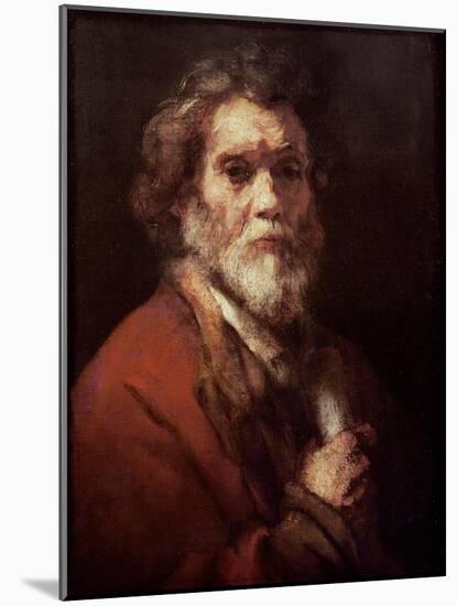 Head of an Old Man, C.1650-Carel Fabritius-Mounted Giclee Print