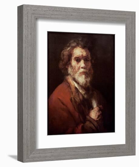 Head of an Old Man, C.1650-Carel Fabritius-Framed Giclee Print