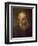 Head of an Old Man, circa 1650-Rembrandt van Rijn-Framed Giclee Print