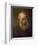 Head of an Old Man, circa 1650-Rembrandt van Rijn-Framed Premium Giclee Print