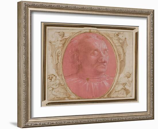 Head of an Old Man-Domenico Ghirlandaio-Framed Giclee Print