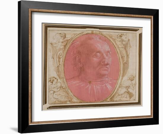 Head of an Old Man-Domenico Ghirlandaio-Framed Giclee Print