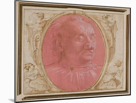 Head of an Old Man-Domenico Ghirlandaio-Mounted Giclee Print