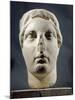Head of Athena Sculpture Unearthed in Apulia, Italy, Magna Graecia, 5th Century BC-null-Mounted Giclee Print