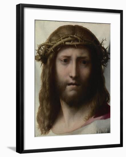 Head of Christ, C.1530-Correggio-Framed Giclee Print