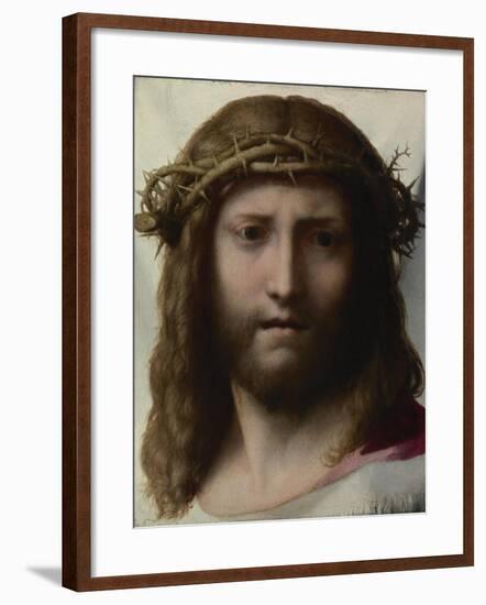 Head of Christ, C.1530-Correggio-Framed Giclee Print