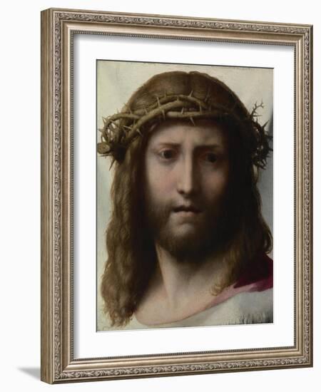 Head of Christ, C.1530-Correggio-Framed Giclee Print