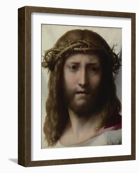 Head of Christ, C.1530-Correggio-Framed Giclee Print