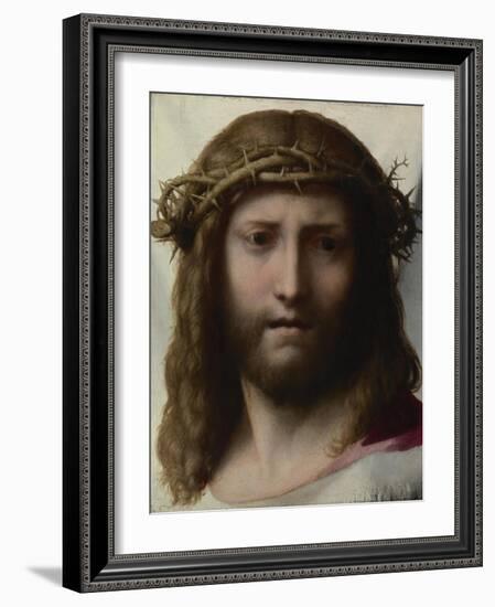 Head of Christ, C.1530-Correggio-Framed Giclee Print