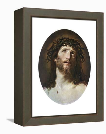 Head of Christ Crowned with Thorns, 1622-1623-Guido Reni-Framed Premier Image Canvas