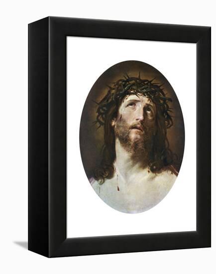 Head of Christ Crowned with Thorns, 1622-1623-Guido Reni-Framed Premier Image Canvas