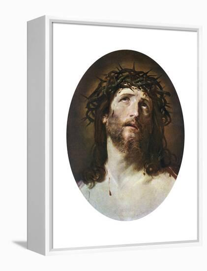 Head of Christ Crowned with Thorns, 1622-1623-Guido Reni-Framed Premier Image Canvas