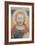 Head of Christ (Fresco)-Italian School-Framed Giclee Print