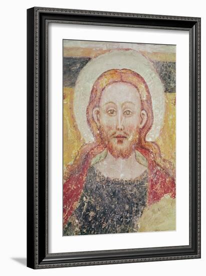 Head of Christ (Fresco)-Italian School-Framed Giclee Print