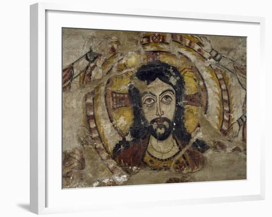 Head of Christ Supported by Two Angels-null-Framed Giclee Print