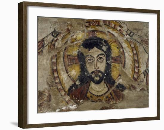 Head of Christ Supported by Two Angels-null-Framed Giclee Print