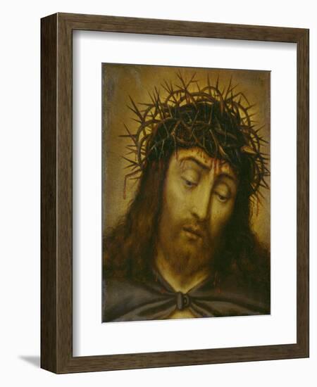 Head of Christ with Crowned with Thorns, Ca, 1625-Odilon Redon-Framed Giclee Print