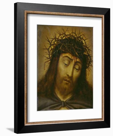 Head of Christ with Crowned with Thorns, Ca, 1625-Odilon Redon-Framed Giclee Print