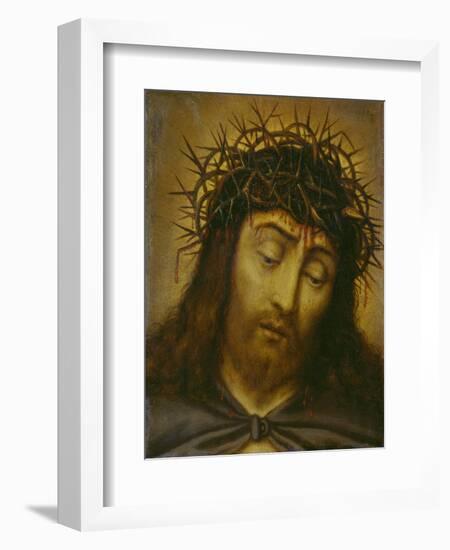 Head of Christ with Crowned with Thorns, Ca, 1625-Odilon Redon-Framed Giclee Print