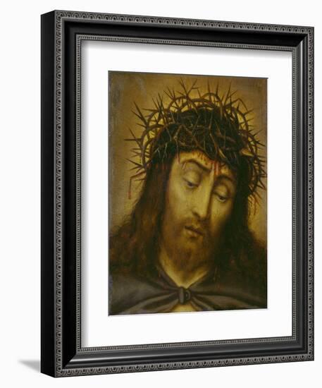 Head of Christ with Crowned with Thorns, Ca, 1625-Odilon Redon-Framed Giclee Print