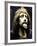 Head of Christ (Wood and Human Hair)-Brazilian-Framed Giclee Print