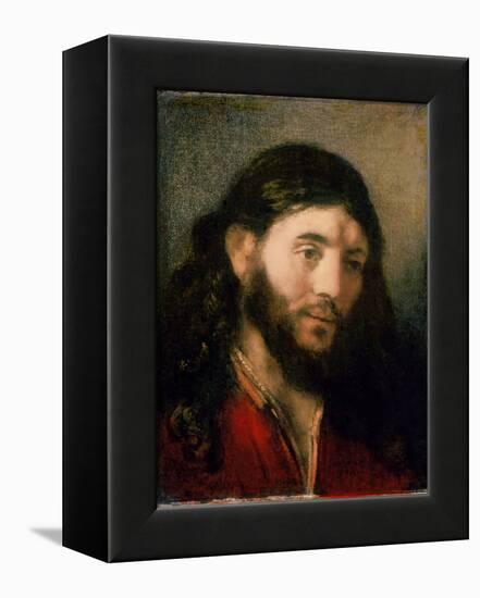 Head of Christ-Rembrandt van Rijn-Framed Premier Image Canvas