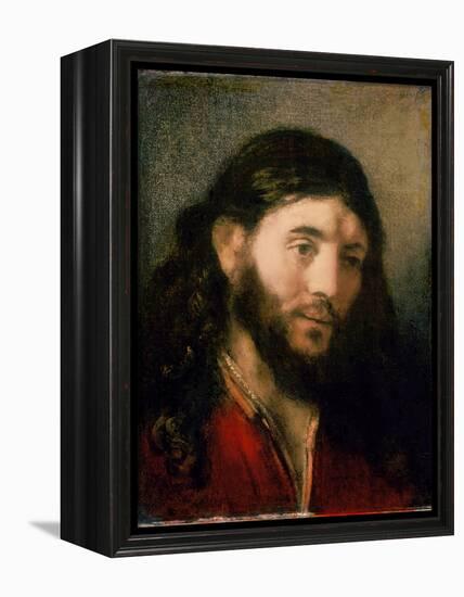 Head of Christ-Rembrandt van Rijn-Framed Premier Image Canvas